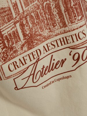 JACK&JONES ORIGINALS JORHYDRA BACK TEE SS CREW NECK SE25 Antique White | Freewear JORHYDRA BACK TEE SS CREW NECK SE25 - www.freewear.nl - Freewear