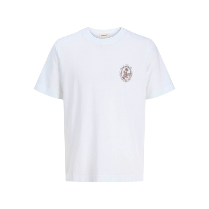 JACK&JONES ORIGINALS JORHYDRA BACK TEE SS CREW NECK SE25 Bright White | Freewear JORHYDRA BACK TEE SS CREW NECK SE25 - www.freewear.nl - Freewear