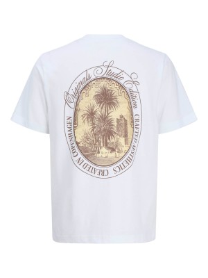 JACK&JONES ORIGINALS JORHYDRA BACK TEE SS CREW NECK SE25 Bright White | Freewear JORHYDRA BACK TEE SS CREW NECK SE25 - www.freewear.nl - Freewear