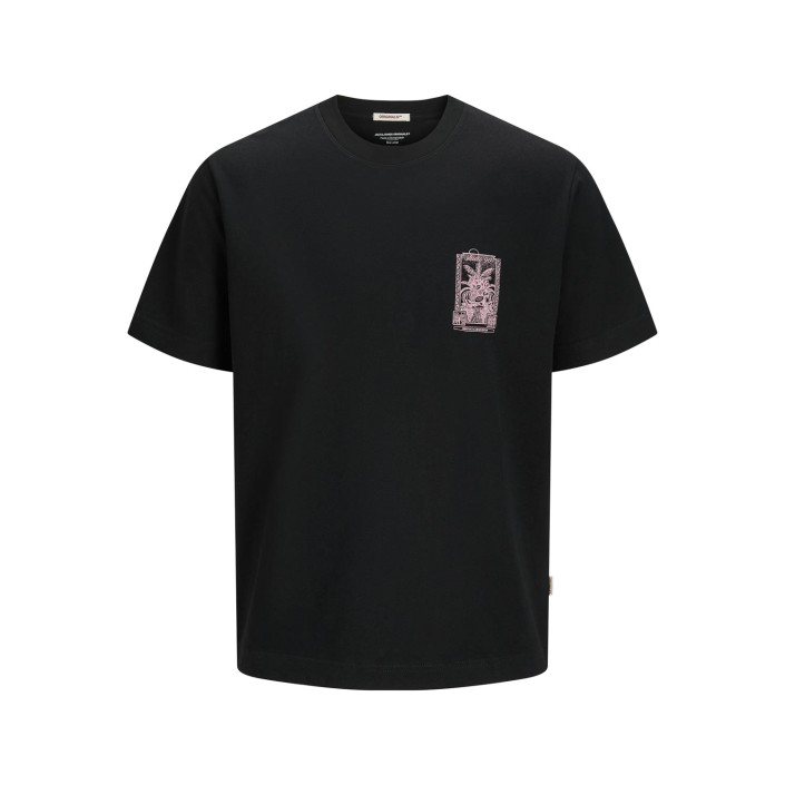 JACK&JONES ORIGINALS JORHYDRA BACK TEE SS CREW NECK SE25 Black | Freewear JORHYDRA BACK TEE SS CREW NECK SE25 - www.freewear.nl - Freewear