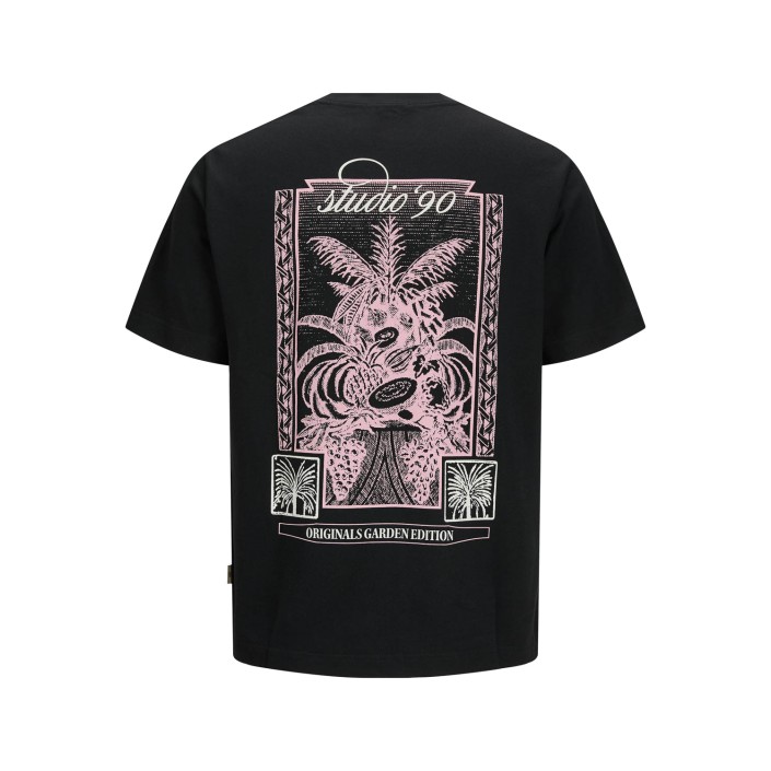JACK&JONES ORIGINALS JORHYDRA BACK TEE SS CREW NECK SE25 Black | Freewear JORHYDRA BACK TEE SS CREW NECK SE25 - www.freewear.nl - Freewear