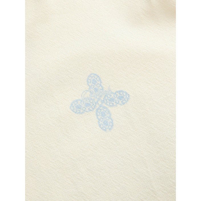 JACK&JONES ORIGINALS JORHYDRA PATTERN TEE SS CREW NECK Antique White | Freewear JORHYDRA PATTERN TEE SS CREW NECK - www.freewear.nl - Freewear