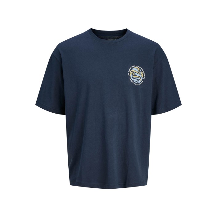 JACK%JONES PREMIUM JPRBLUMAX SS TEE Blue Nights | Freewear JPRBLUMAX SS TEE - www.freewear.nl - Freewear