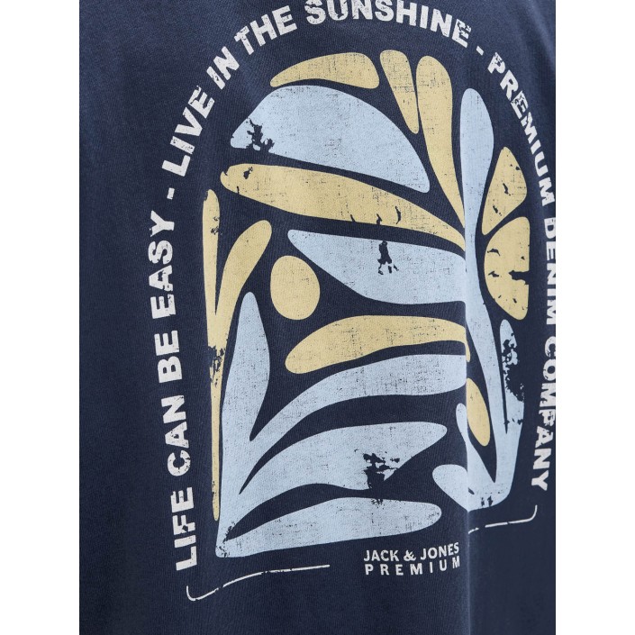 JACK%JONES PREMIUM JPRBLUMAX SS TEE Blue Nights | Freewear JPRBLUMAX SS TEE - www.freewear.nl - Freewear