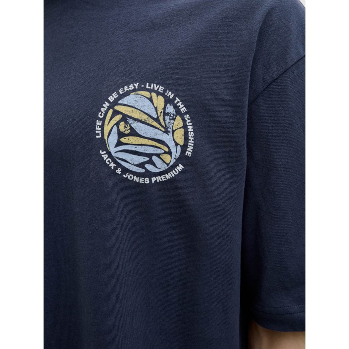 JACK%JONES PREMIUM JPRBLUMAX SS TEE Blue Nights | Freewear JPRBLUMAX SS TEE - www.freewear.nl - Freewear