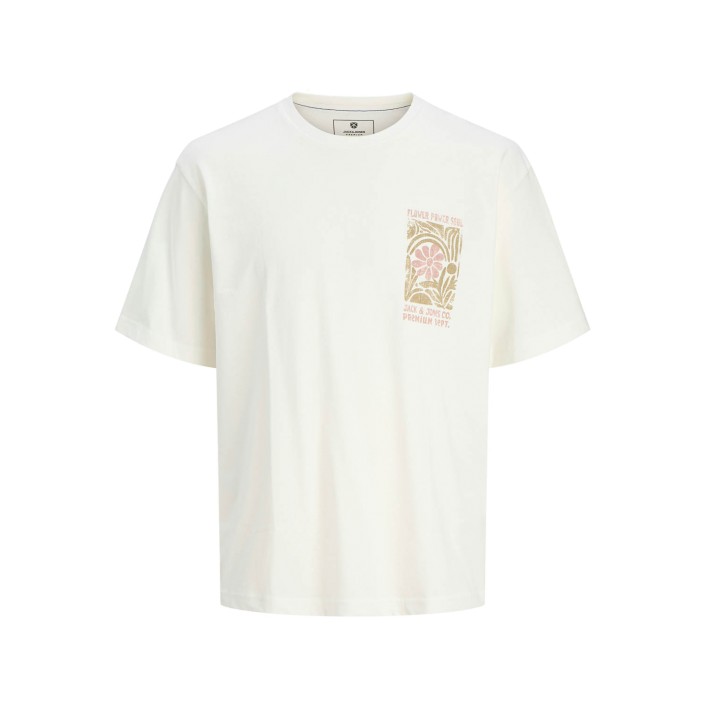 JACK%JONES PREMIUM JPRBLUMAX SS TEE Cloud Dancer | Freewear JPRBLUMAX SS TEE - www.freewear.nl - Freewear