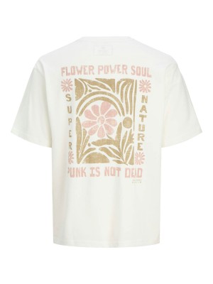 JACK%JONES PREMIUM JPRBLUMAX SS TEE Cloud Dancer | Freewear JPRBLUMAX SS TEE - www.freewear.nl - Freewear