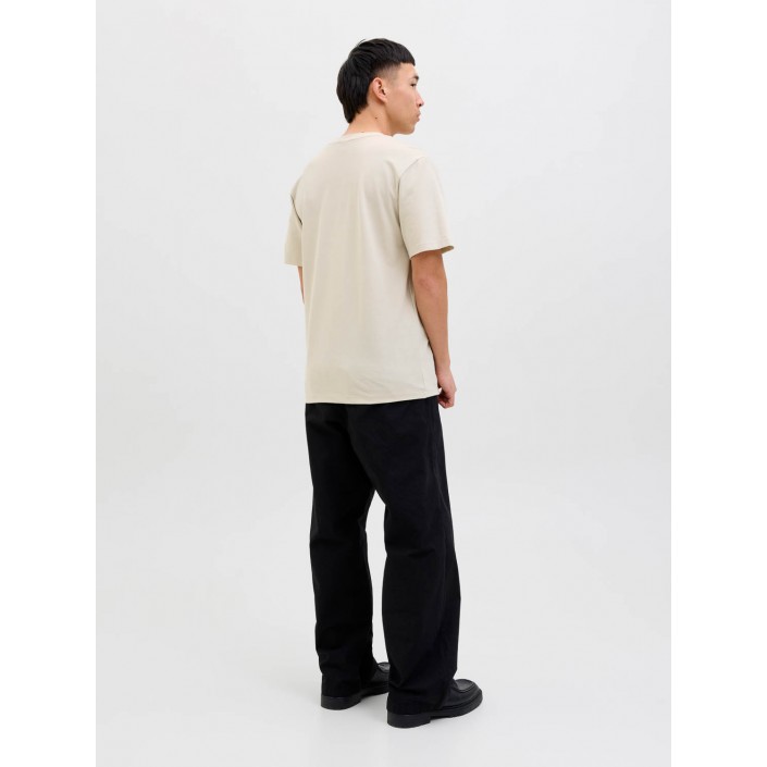 JACK%JONES PREMIUM JPRBLUHUG SS TEE Silver Lining | Freewear JPRBLUHUG SS TEE - www.freewear.nl - Freewear