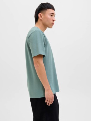 JACK%JONES PREMIUM JPRBLUHUG SS TEE Stormy Sea | Freewear JPRBLUHUG SS TEE - www.freewear.nl - Freewear
