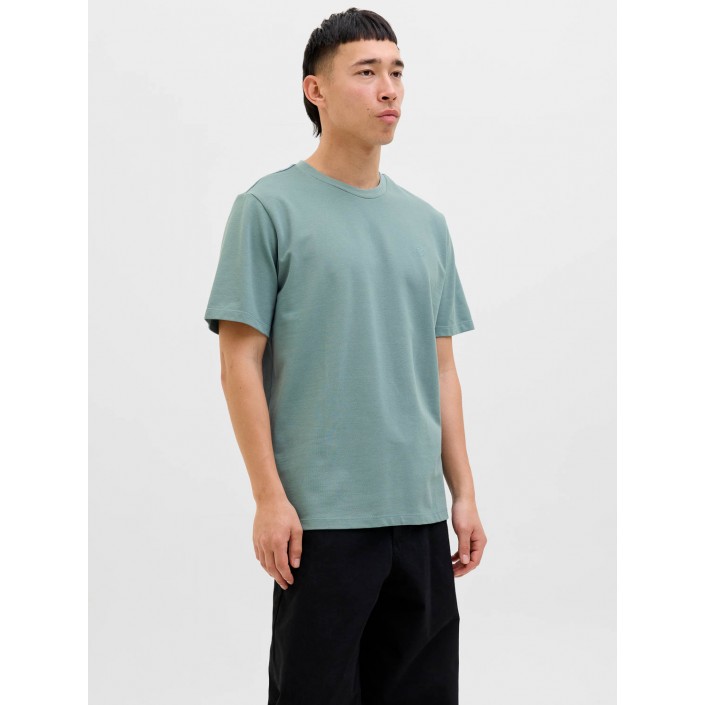 JACK%JONES PREMIUM JPRBLUHUG SS TEE Stormy Sea | Freewear JPRBLUHUG SS TEE - www.freewear.nl - Freewear