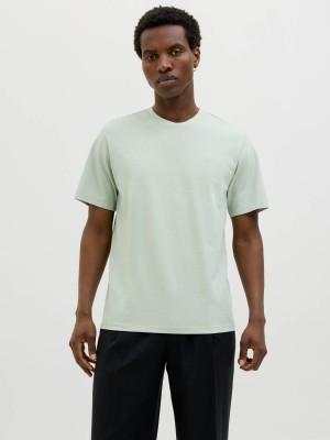 JACK%JONES PREMIUM JPRBLUHUG SS TEE Aqua Gray | Freewear JPRBLUHUG SS TEE - www.freewear.nl - Freewear