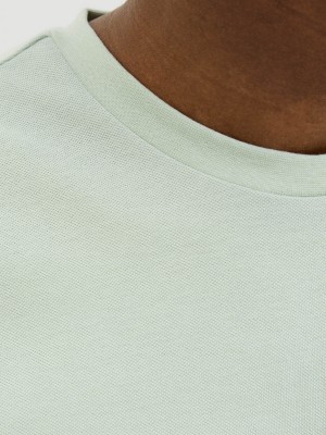 JACK%JONES PREMIUM JPRBLUHUG SS TEE Aqua Gray | Freewear JPRBLUHUG SS TEE - www.freewear.nl - Freewear