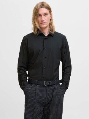 JACK%JONES PREMIUM JPRBLAACTIVE STRETCH LS SHIRT SN Black | Freewear JPRBLAACTIVE STRETCH LS SHIRT SN - www.freewear.nl - Freewear