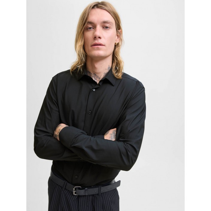 JACK%JONES PREMIUM JPRBLAACTIVE STRETCH LS SHIRT SN Black | Freewear JPRBLAACTIVE STRETCH LS SHIRT SN - www.freewear.nl - Freewear