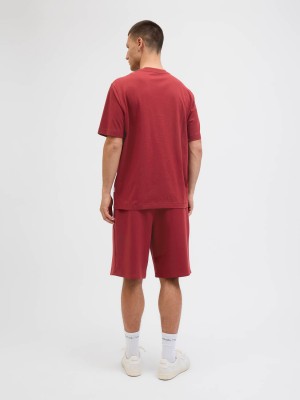 JACK&JONES ORIGINALS JORNORREBRO EMB TEE SS CREW NECK NO: Tibetan Red | Freewear JORNORREBRO EMB TEE SS CREW NECK NO: - www.freewear.nl - Freewear