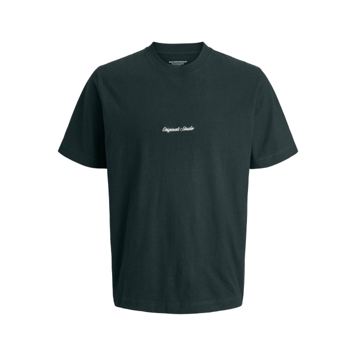 JACK&JONES ORIGINALS JORNORREBRO EMB TEE SS CREW NECK NO: Forest River | Freewear JORNORREBRO EMB TEE SS CREW NECK NO: - www.freewear.nl - Freewear
