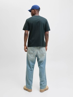 JACK&JONES ORIGINALS JORNORREBRO EMB TEE SS CREW NECK NO: Forest River | Freewear JORNORREBRO EMB TEE SS CREW NECK NO: - www.freewear.nl - Freewear