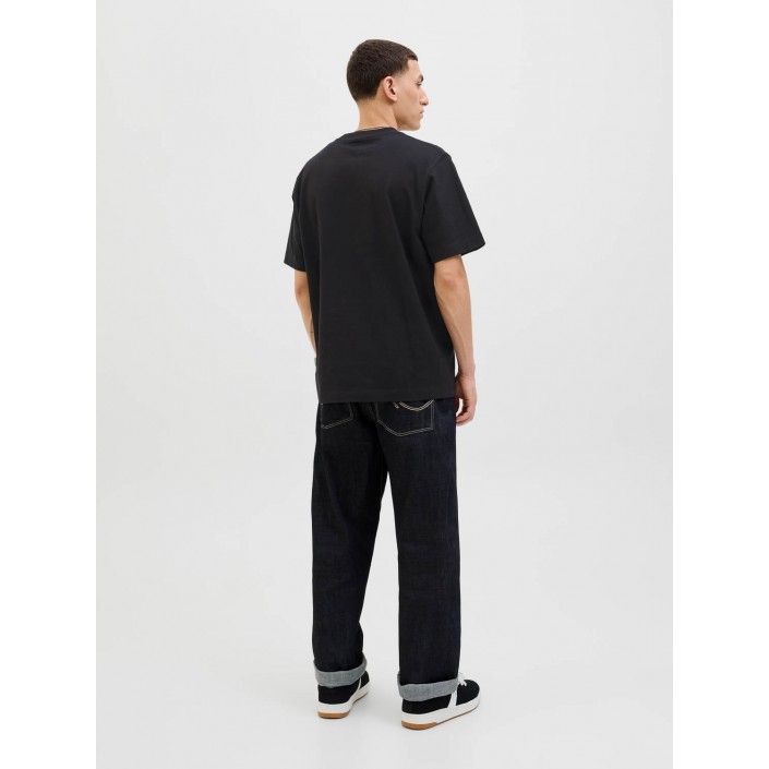 JACK&JONES ORIGINALS JORNORREBRO EMB TEE SS CREW NECK NO: Black | Freewear JORNORREBRO EMB TEE SS CREW NECK NO: - www.freewear.nl - Freewear