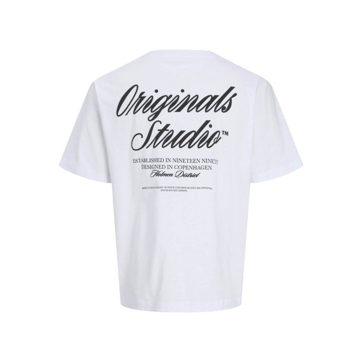 JACK&JONES ORIGINALS JORNORREBRO TYPO TEE SS CREW NECK N: Bright White | Freewear JORNORREBRO TYPO TEE SS CREW NECK N: - www.freewear.nl - Freewear