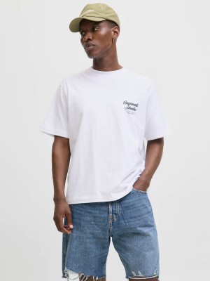 JACK&JONES ORIGINALS JORNORREBRO TYPO TEE SS CREW NECK N: Bright White | Freewear JORNORREBRO TYPO TEE SS CREW NECK N: - www.freewear.nl - Freewear