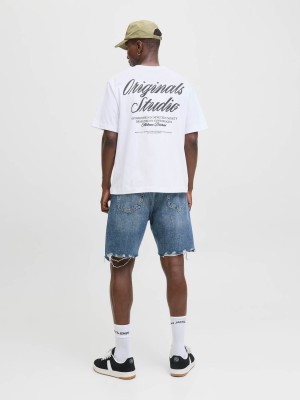 JACK&JONES ORIGINALS JORNORREBRO TYPO TEE SS CREW NECK N: Bright White | Freewear JORNORREBRO TYPO TEE SS CREW NECK N: - www.freewear.nl - Freewear