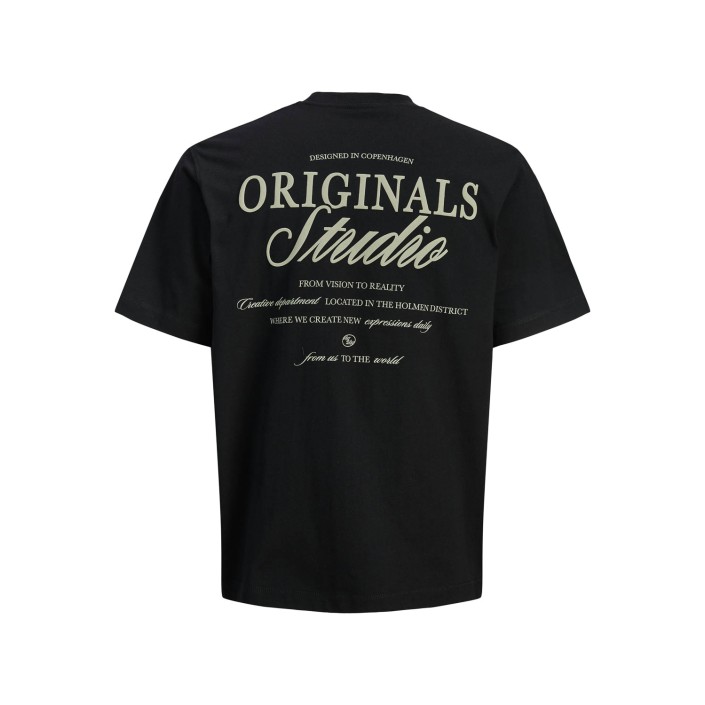 JACK&JONES ORIGINALS JORNORREBRO TYPO TEE SS CREW NECK N: Black | Freewear JORNORREBRO TYPO TEE SS CREW NECK N: - www.freewear.nl - Freewear