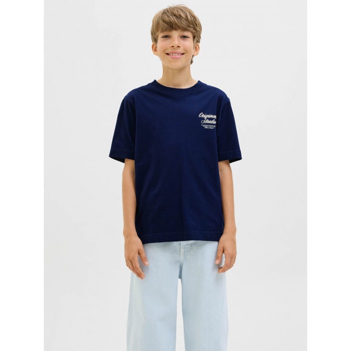 jack en jones boys JORNORREBRO TYPO TEE SS CREW NECK S: Ocean Cavern | Freewear JORNORREBRO TYPO TEE SS CREW NECK S: - www.freewear.nl - Freewear