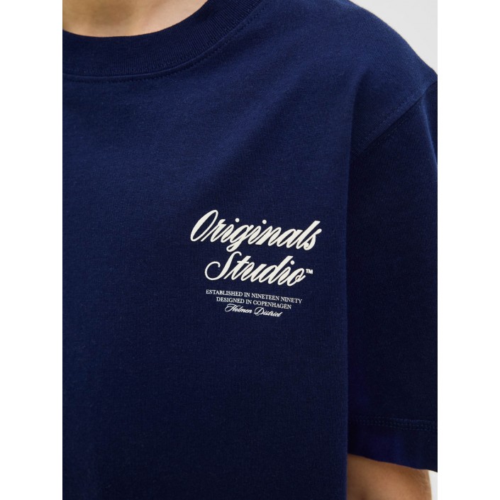 jack en jones boys JORNORREBRO TYPO TEE SS CREW NECK S: Ocean Cavern | Freewear JORNORREBRO TYPO TEE SS CREW NECK S: - www.freewear.nl - Freewear