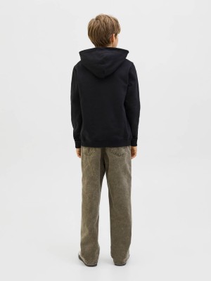 jack en jones boys JORNORREBRO EMB SWEAT HOOD NOOS JNR Black | Freewear JORNORREBRO EMB SWEAT HOOD NOOS JNR - www.freewear.nl - Freewear