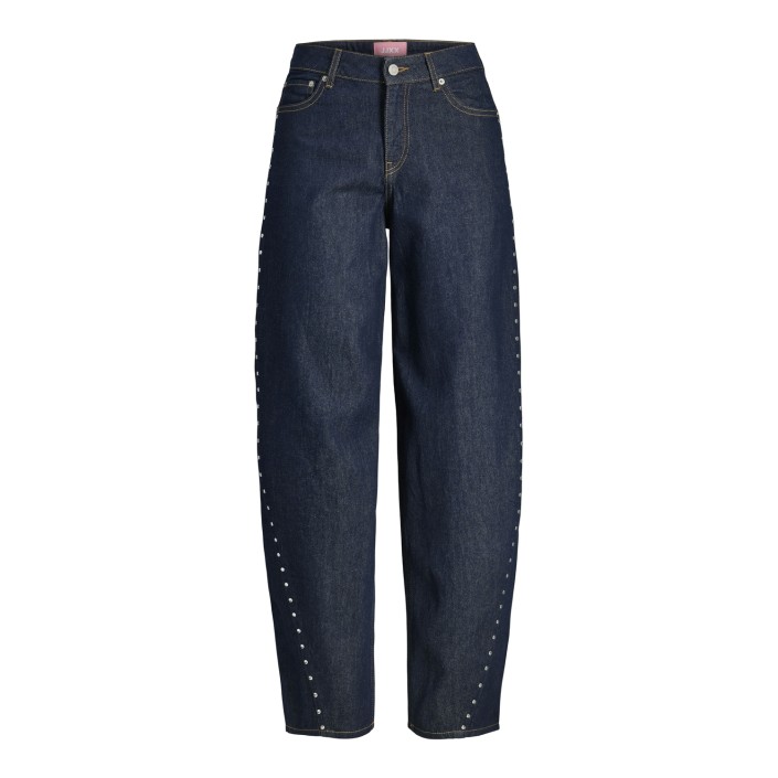 JACK&JONES ORIGINALS JXFUJI IVY BARREL MW JEANS R295 DNM Dark Blue Denim | Freewear JXFUJI IVY BARREL MW JEANS R295 DNM - www.freewear.nl - Freewear