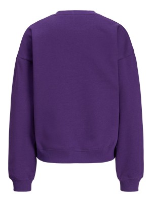 JACK&JONES ORIGINALS JXJACKIE LS RLX PRINT CREW SWT Petunia/ATELIER | Freewear JXJACKIE LS RLX PRINT CREW SWT - www.freewear.nl - Freewear