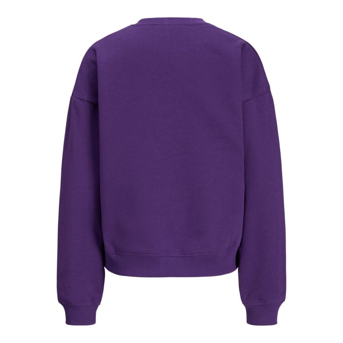 JACK&JONES ORIGINALS JXJACKIE LS RLX PRINT CREW SWT Petunia/ATELIER | Freewear JXJACKIE LS RLX PRINT CREW SWT - www.freewear.nl - Freewear