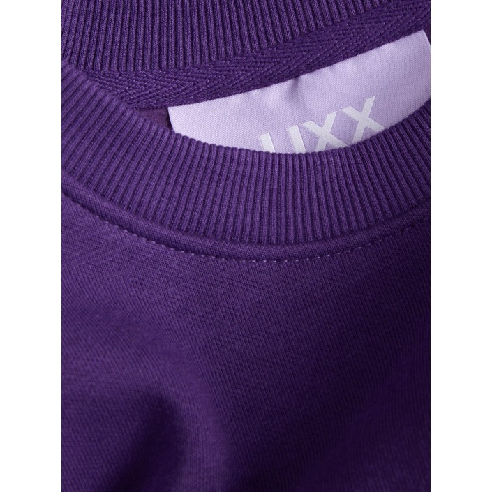 JACK&JONES ORIGINALS JXJACKIE LS RLX PRINT CREW SWT Petunia/ATELIER | Freewear JXJACKIE LS RLX PRINT CREW SWT - www.freewear.nl - Freewear