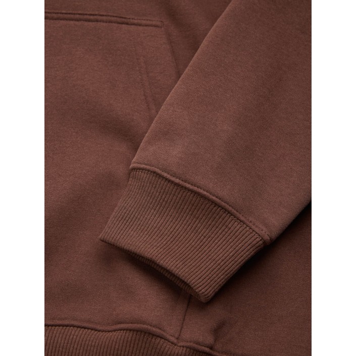 JACK&JONES ORIGINALS JORGRAND SWEAT HOOD Deep Mahogany | Freewear JORGRAND SWEAT HOOD - www.freewear.nl - Freewear