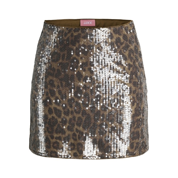 JACK&JONES ORIGINALS JXIZZY SEQUIN SKIRT WVN Toasted Coconut/Leo Sequin | Freewear JXIZZY SEQUIN SKIRT WVN - www.freewear.nl - Freewear