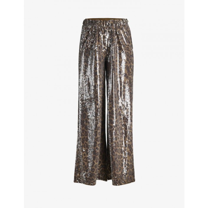 JACK&JONES ORIGINALS JXIZZY SEQUIN MW PANT PNT Toasted Coconut/Leo Sequin | Freewear JXIZZY SEQUIN MW PANT PNT - www.freewear.nl - Freewear