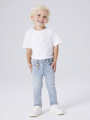 NAME IT MINI NMMTHEO DNMTHAYER 2689SWE KEY PANT : Light Blue Bleached Denim | Freewear NMMTHEO DNMTHAYER 2689SWE KEY PANT : - www.freewear.nl - Freewear