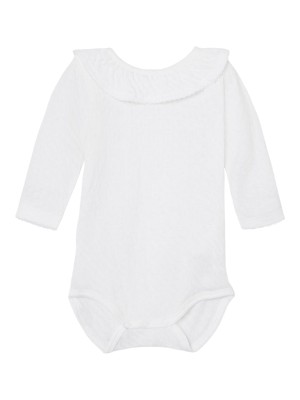 Name It NBFHIMIA LS BODY Bright White | Freewear NBFHIMIA LS BODY - www.freewear.nl - Freewear