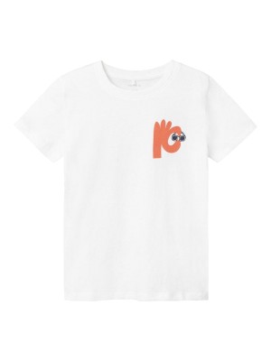 NAME IT KIDS NKMJAMMER SS TOP Bright White | Freewear
