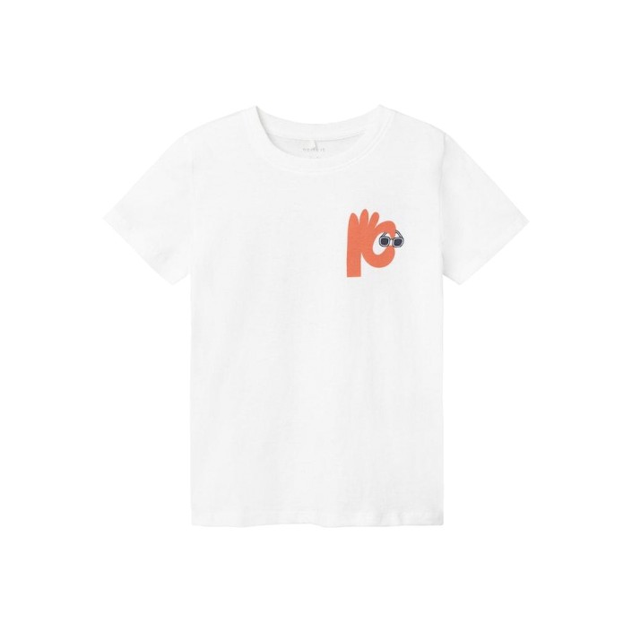 NAME IT KIDS NKMJAMMER SS TOP Bright White | Freewear NKMJAMMER SS TOP - www.freewear.nl - Freewear