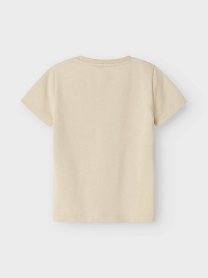 NAME IT MINI NMMHUGO SS TOP Peyote | Freewear NMMHUGO SS TOP - www.freewear.nl - Freewear