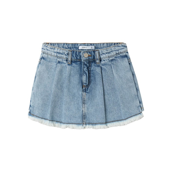 NAME IT KIDS NKFBELLA WIDE DNM SKORT 2630-BE J Medium Blue Denim | Freewear NKFBELLA WIDE DNM SKORT 2630-BE J - www.freewear.nl - Freewear