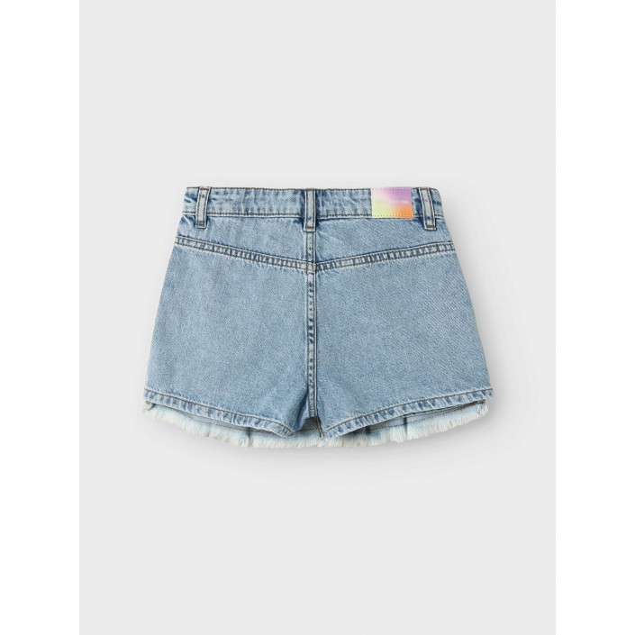 NAME IT KIDS NKFBELLA WIDE DNM SKORT 2630-BE J Medium Blue Denim | Freewear NKFBELLA WIDE DNM SKORT 2630-BE J - www.freewear.nl - Freewear