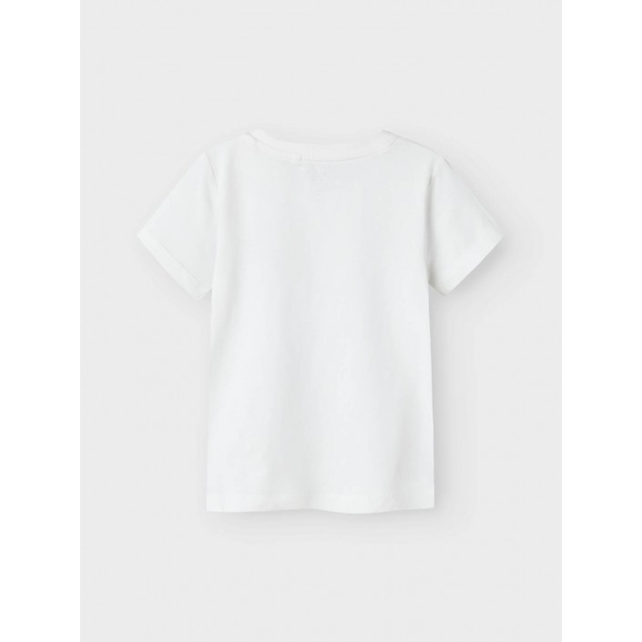 NAME IT MINI NMFHONEY NREG SS TOP Bright White | Freewear NMFHONEY NREG SS TOP - www.freewear.nl - Freewear