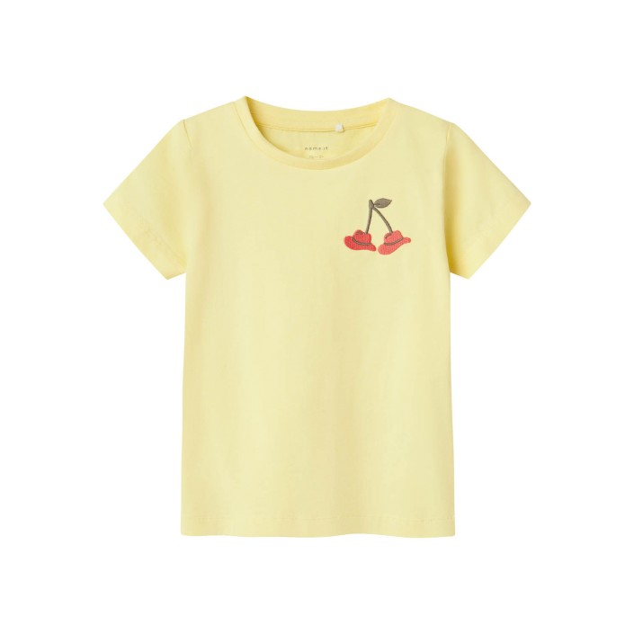 NAME IT MINI NMFHONEY NREG SS TOP Lemon Meringue | Freewear NMFHONEY NREG SS TOP - www.freewear.nl - Freewear