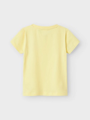 NAME IT MINI NMFHONEY NREG SS TOP Lemon Meringue | Freewear NMFHONEY NREG SS TOP - www.freewear.nl - Freewear