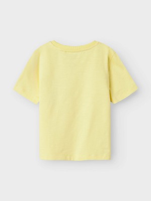NAME IT MINI NMMHELMUT NREG SS TOP Lemon Meringue | Freewear NMMHELMUT NREG SS TOP - www.freewear.nl - Freewear