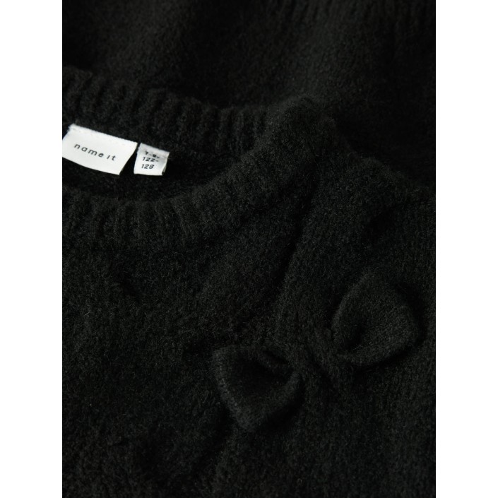 NAME IT KIDS NKFOLIVIA LS KNIT Black | Freewear NKFOLIVIA LS KNIT - www.freewear.nl - Freewear