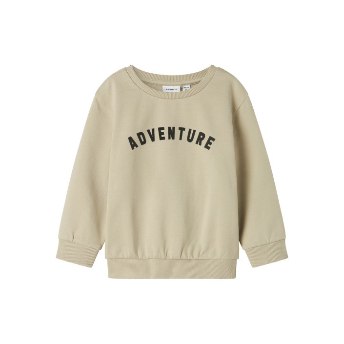 NAME IT MINI NMMOSMAN LS NREG SWEAT BRU BOX Island Fossil | Freewear NMMOSMAN LS NREG SWEAT BRU BOX - www.freewear.nl - Freewear