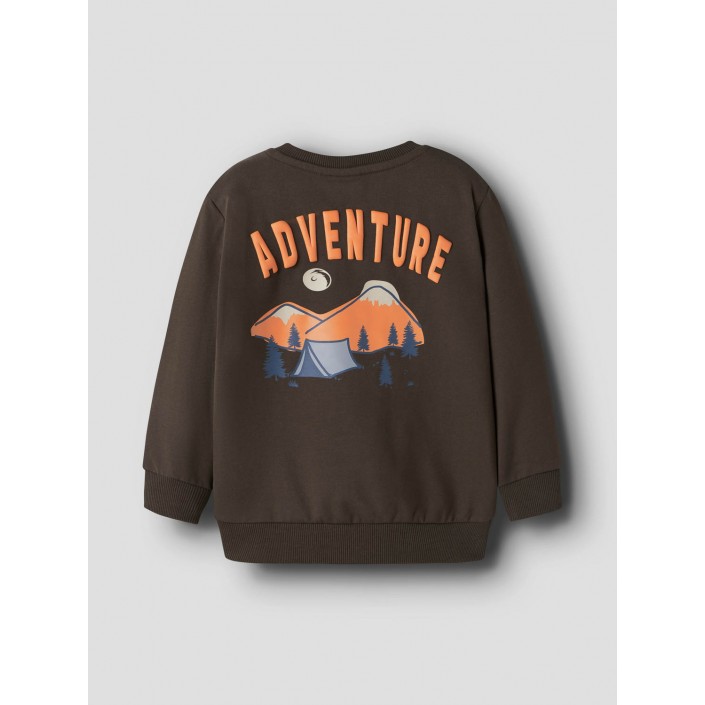 NAME IT MINI NMMOSMAN LS NREG SWEAT BRU BOX Delicioso | Freewear NMMOSMAN LS NREG SWEAT BRU BOX - www.freewear.nl - Freewear